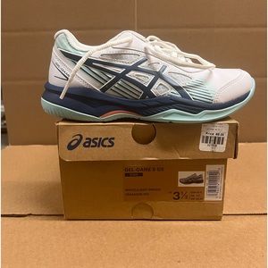 Asics Gel-Game 8 GS kid’s sneakers size 3.5 white/light indigo